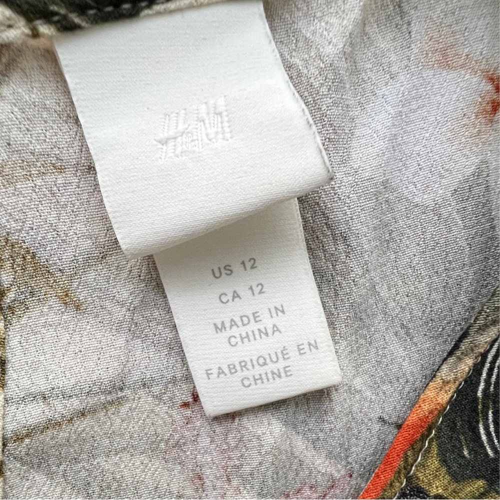 H&M Floral & Butterfly Romper, Size 12 - Picture 2 of 4